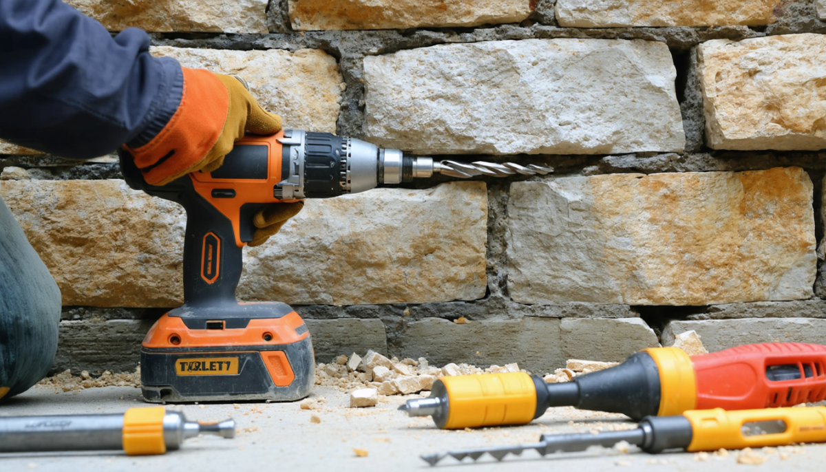 découvrez des astuces efficaces pour percer un mur en pierre sans l'endommager, garantissant un travail propre et sécurisé.