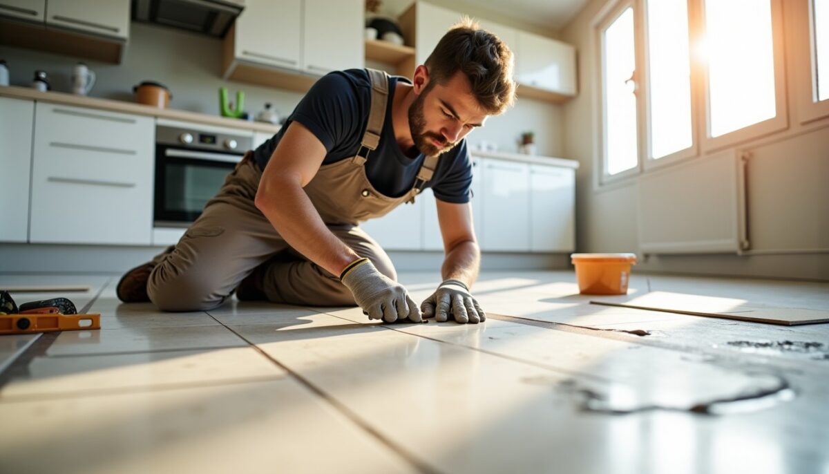 Pose de carrelage : durée par m², temps de séchage et réalisation des joints expliqués