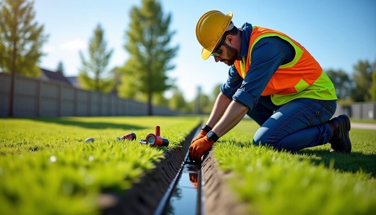 Installer un caniveau : est-il possible de se passer de pente ?