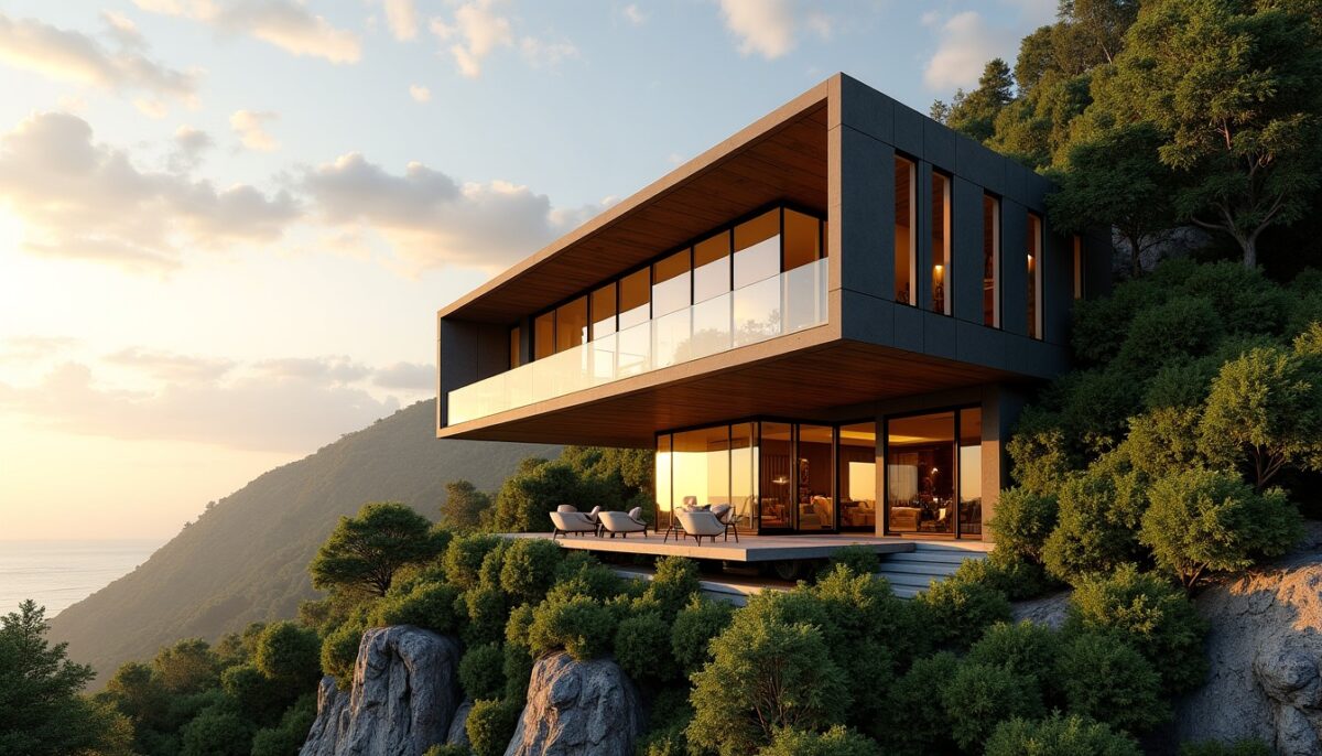 Maison inversée sur terrain en pente : une solution architecturale ingénieuse ?